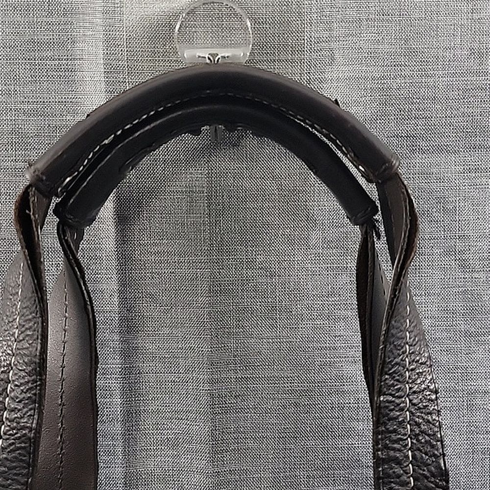 Coach Hampton Signature Logo Python Brown Tote Sh… - image 6